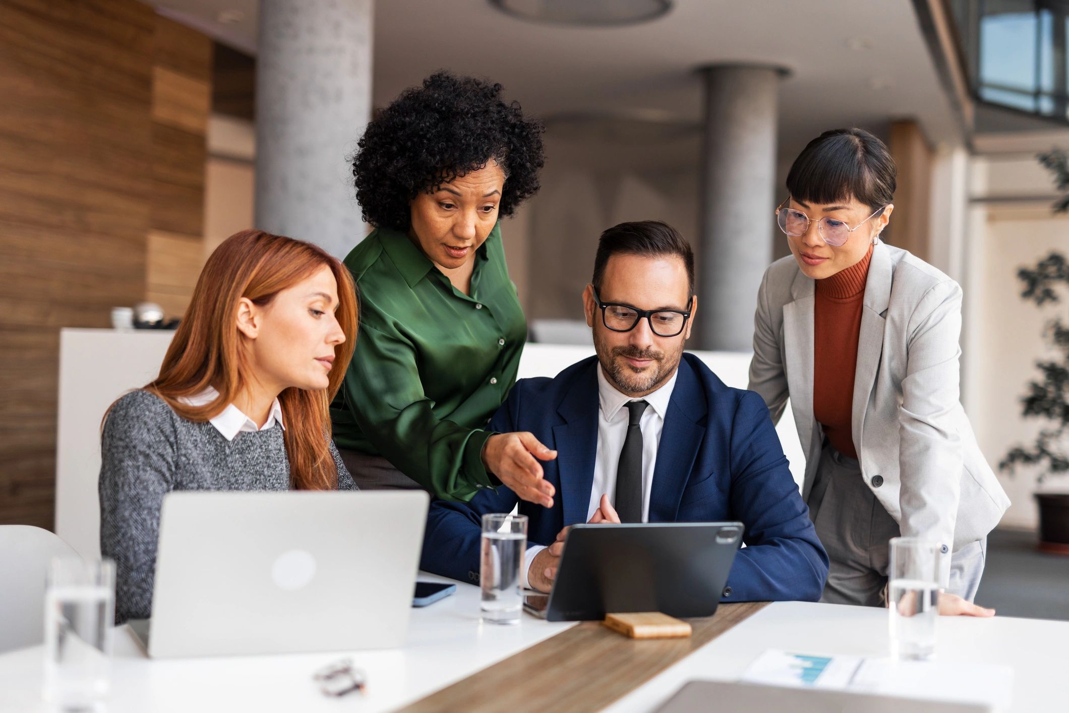 professional IT team collaboration