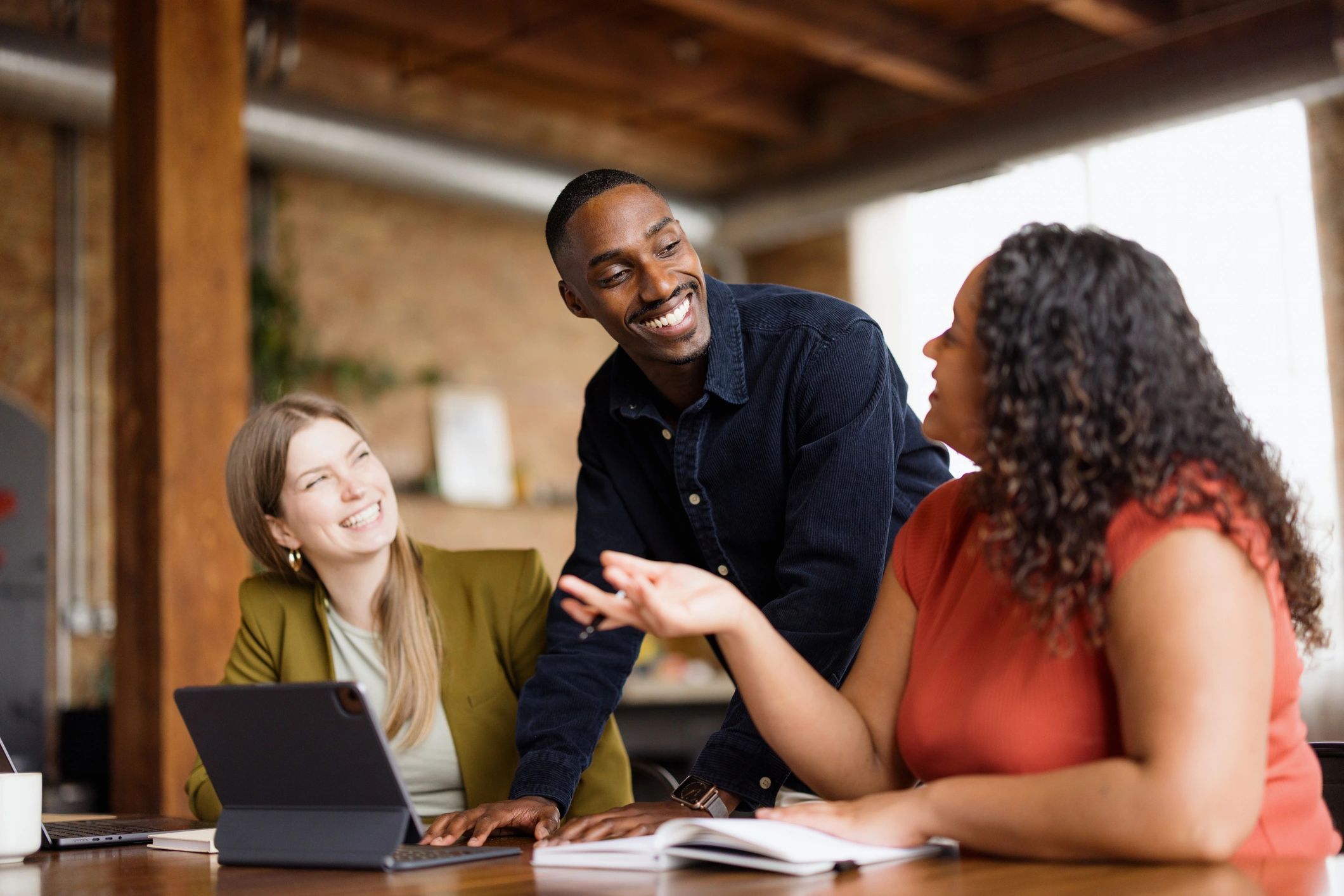 professional IT team collaboration