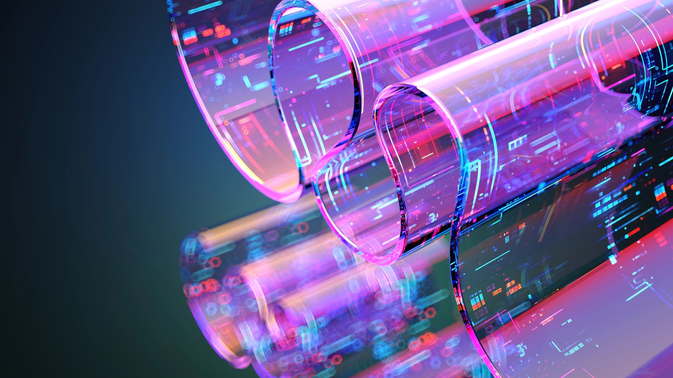 modern technology contact concept